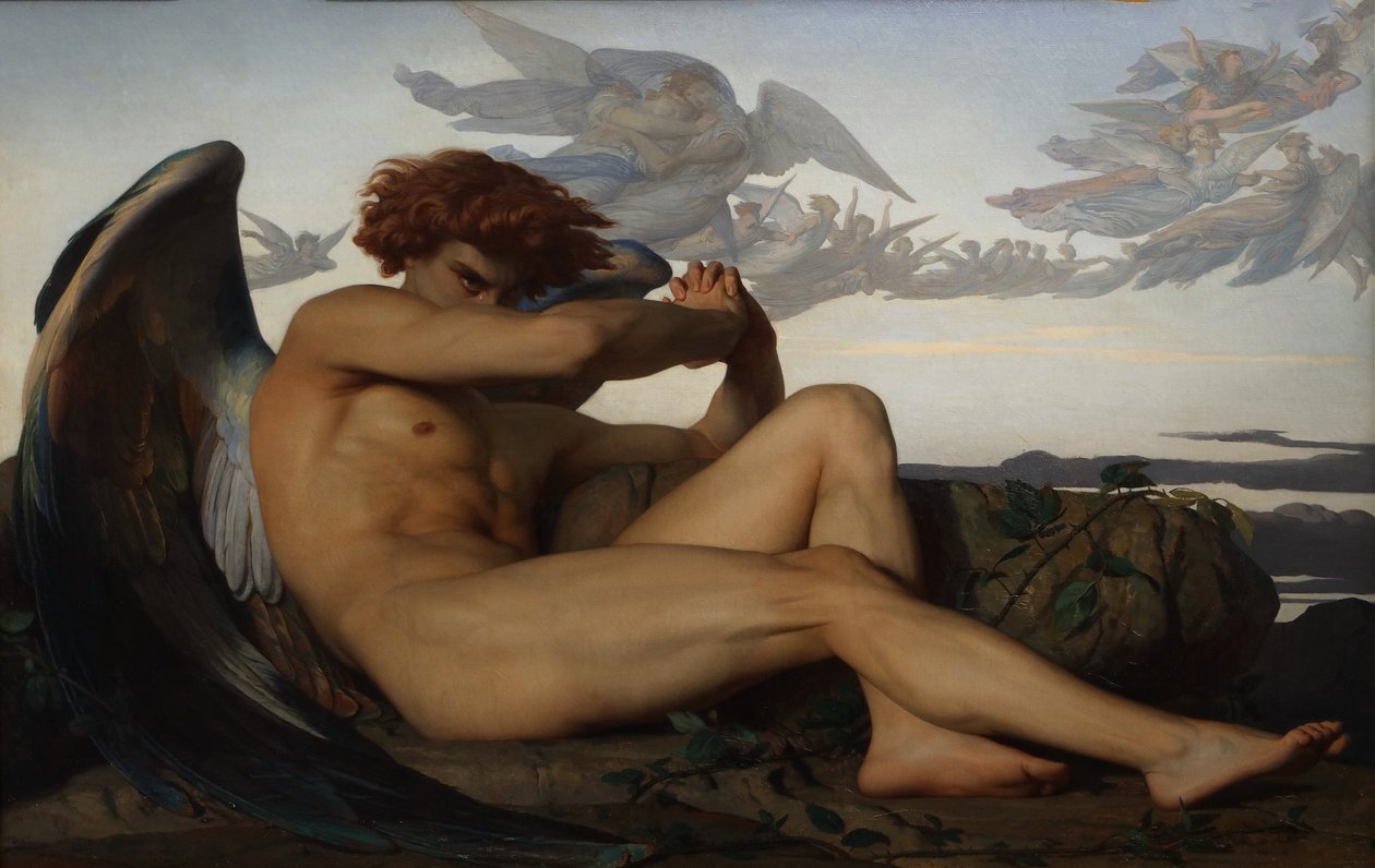 Upadły Anioł, 1847. autorstwa Alexandre Cabanel