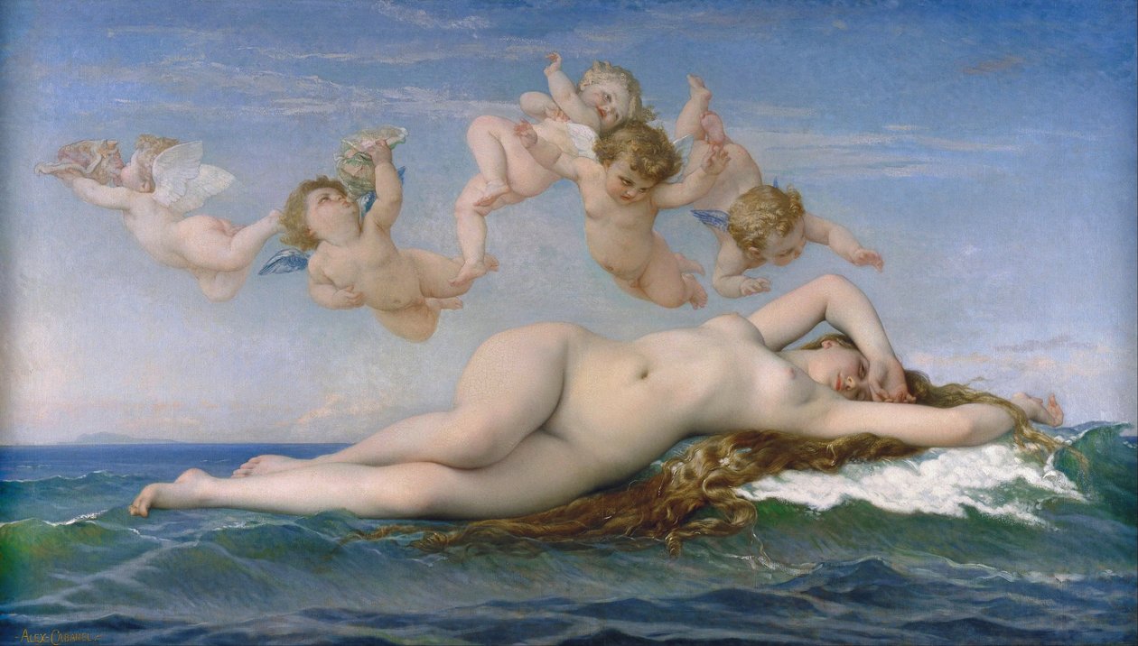 Narodziny Wenus autorstwa Alexandre Cabanel