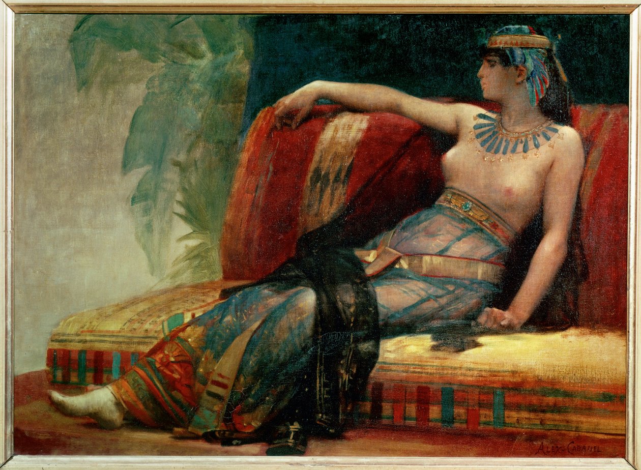 Faraon Kleopatra VII (obraz na płótnie) autorstwa Alexandre Cabanel