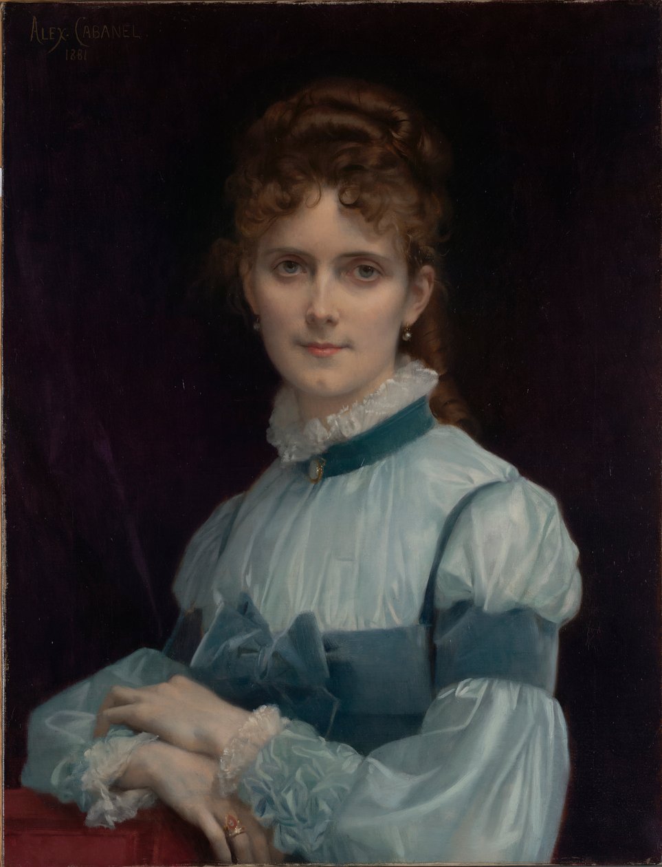 Portret panny Fanny Clapp autorstwa Alexandre Cabanel