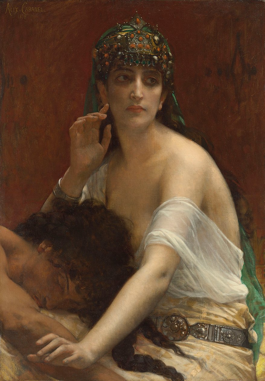 Samson i Delilah autorstwa Alexandre Cabanel