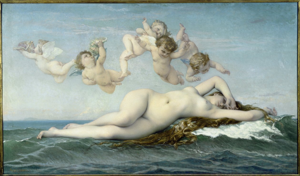 Narodziny Wenus - olej na płótnie autorstwa Alexandre Cabanel