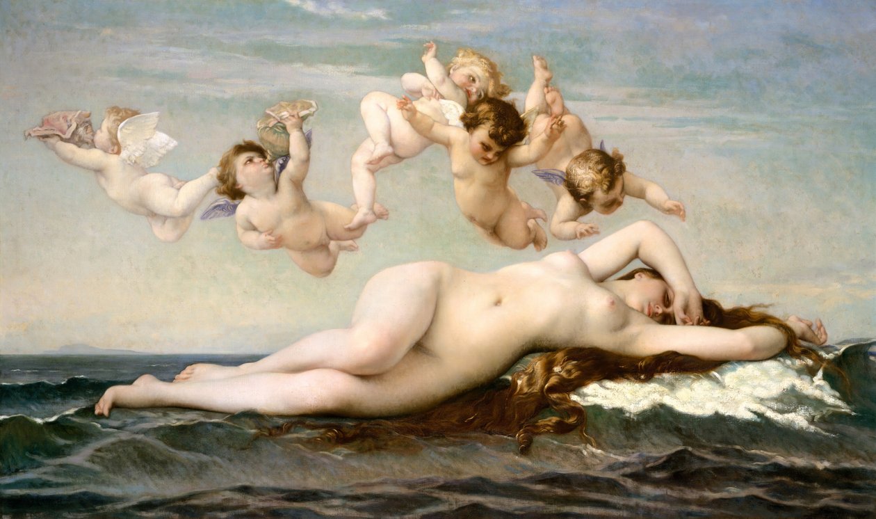 Narodziny Wenus, 1875. autorstwa Alexandre Cabanel
