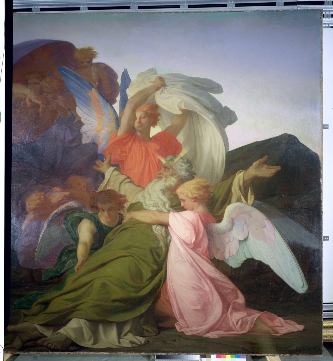 Śmierć Mojżesza, 1851 (szczegóły 225068) autorstwa Alexandre Cabanel