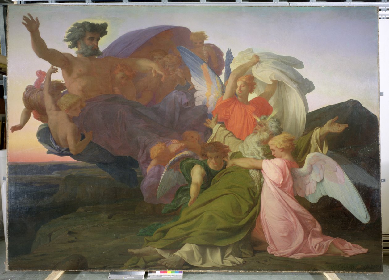 Śmierć Mojżesza, 1851 (zob. też 225067) autorstwa Alexandre Cabanel