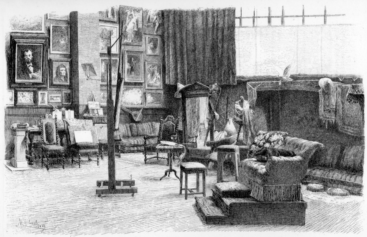 Pracownia, ok. 1880-1882. autorstwa Alexandre Cabanel