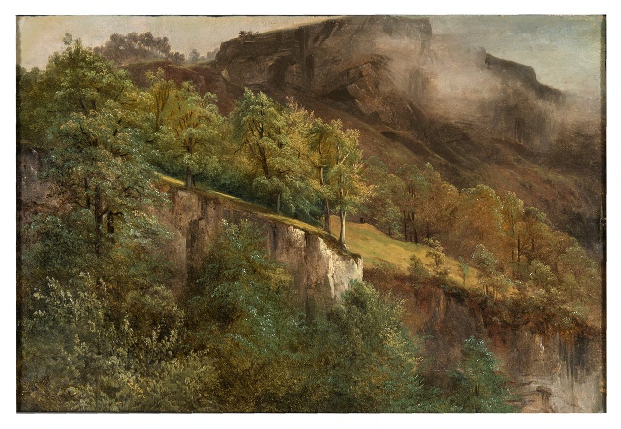 Górski krajobraz w Valais autorstwa Alexandre Calame