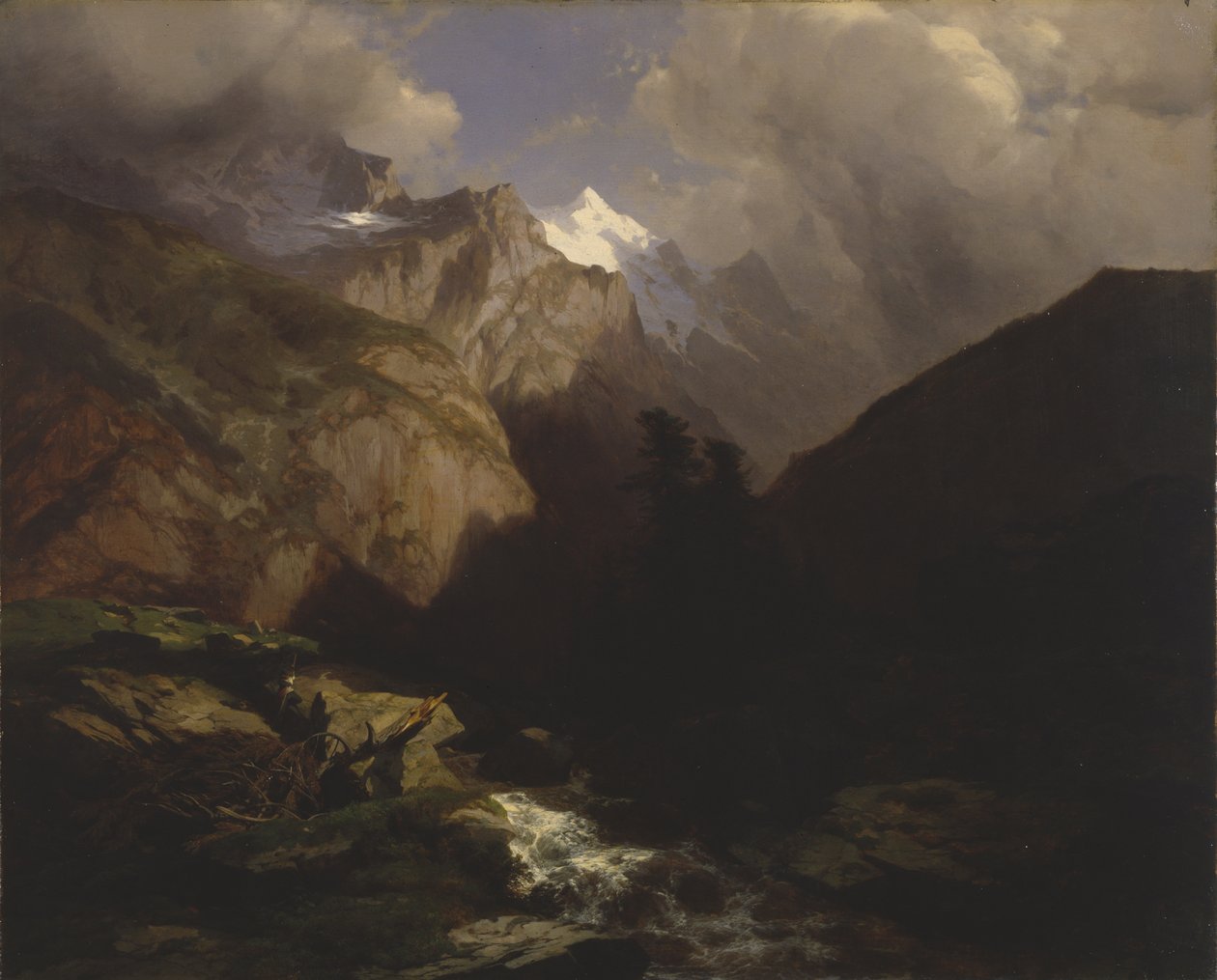 Jungfrau, Szwajcaria autorstwa Alexandre Calame