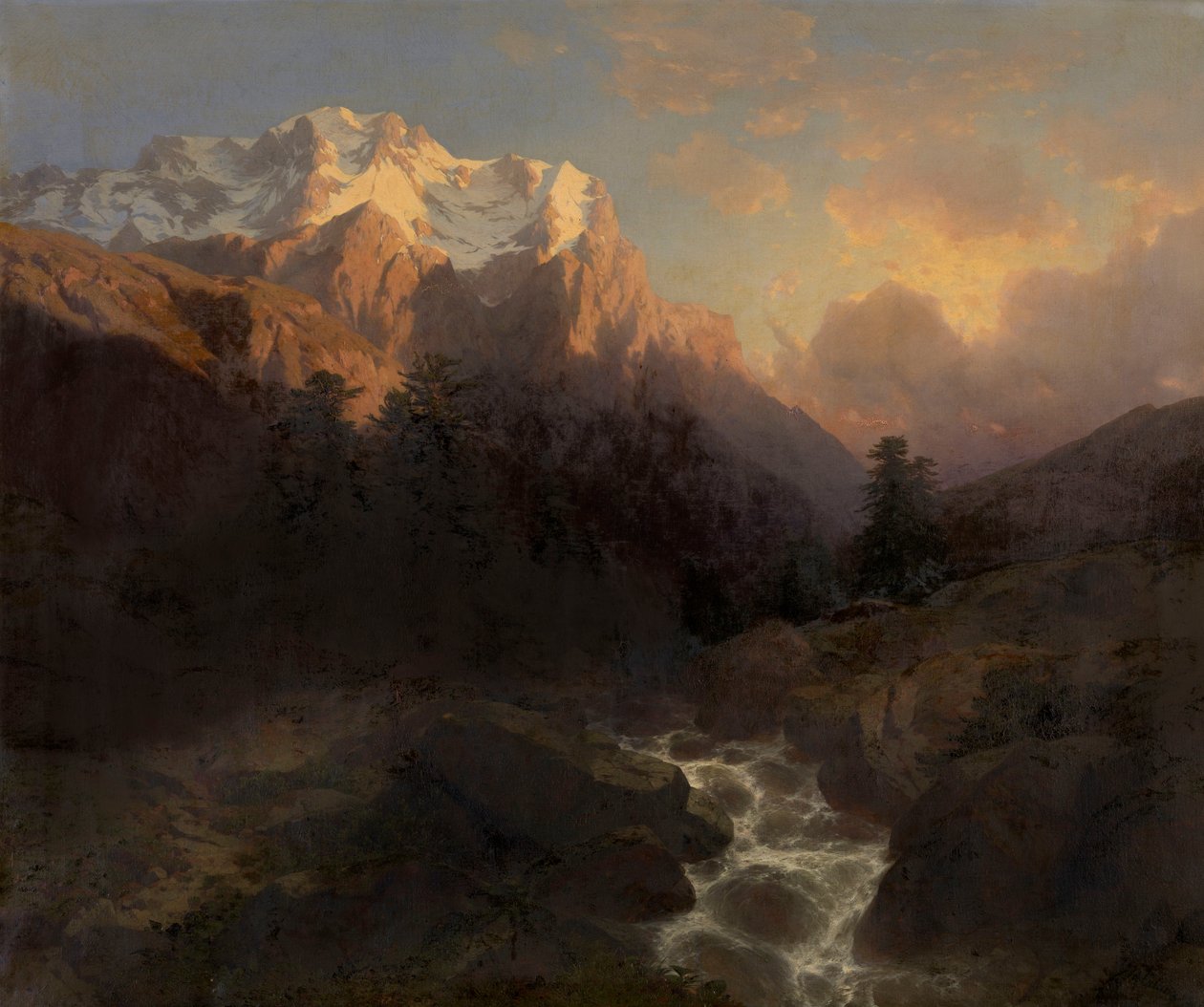 Wetterhorn autorstwa Alexandre Calame
