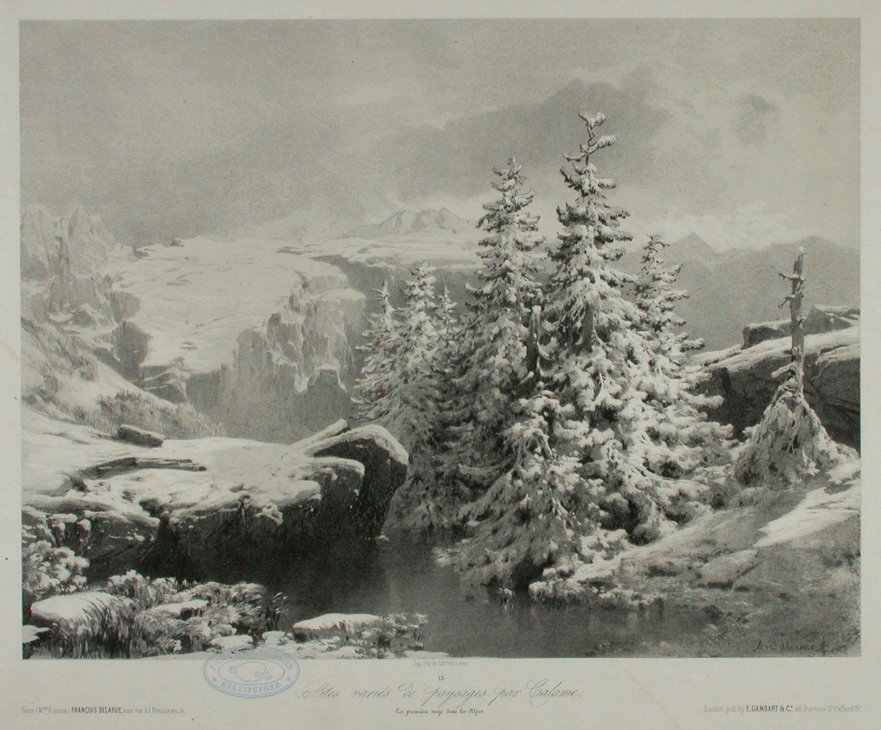 Bez tytułu autorstwa Alexandre Calame