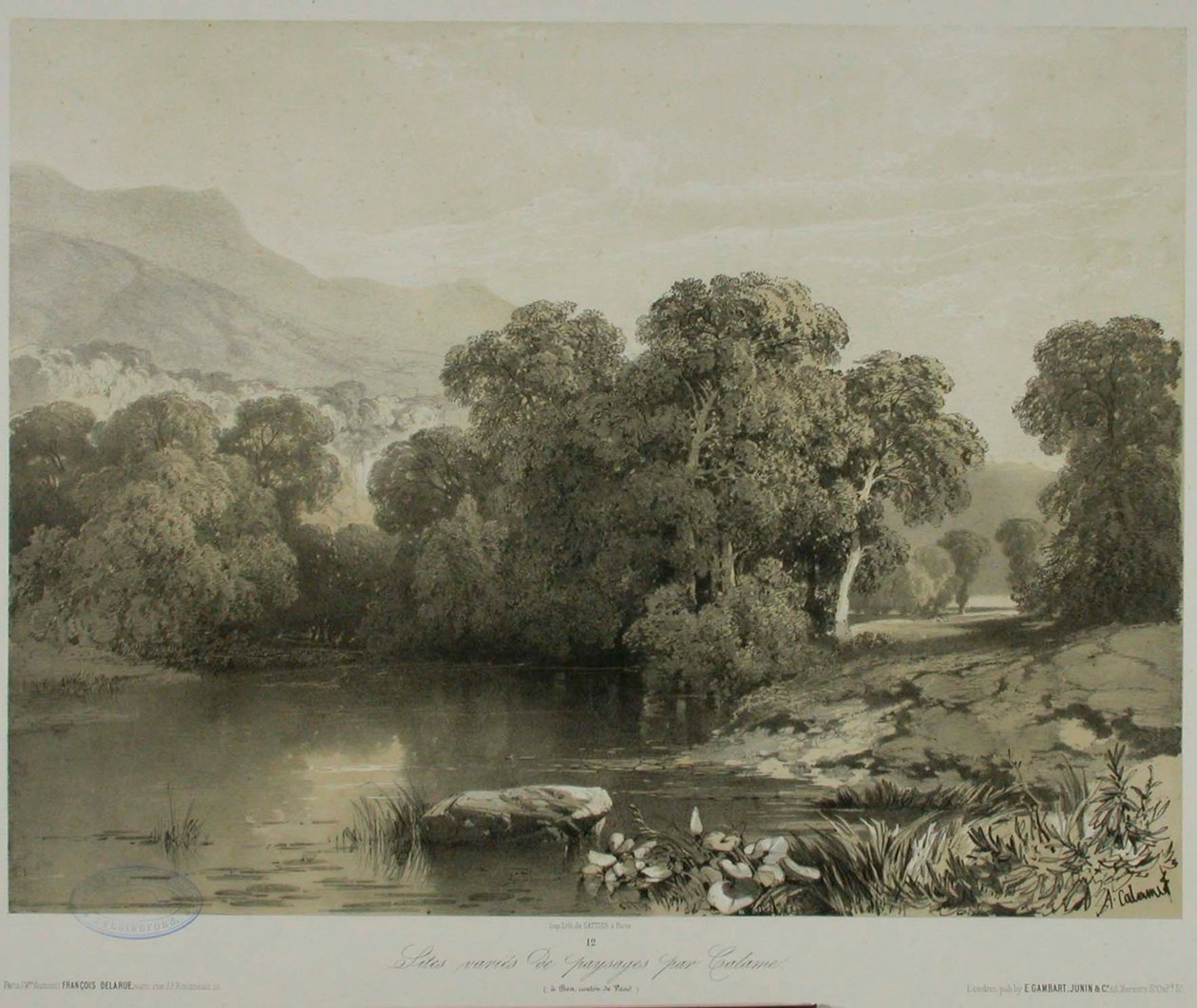 Bez tytułu autorstwa Alexandre Calame