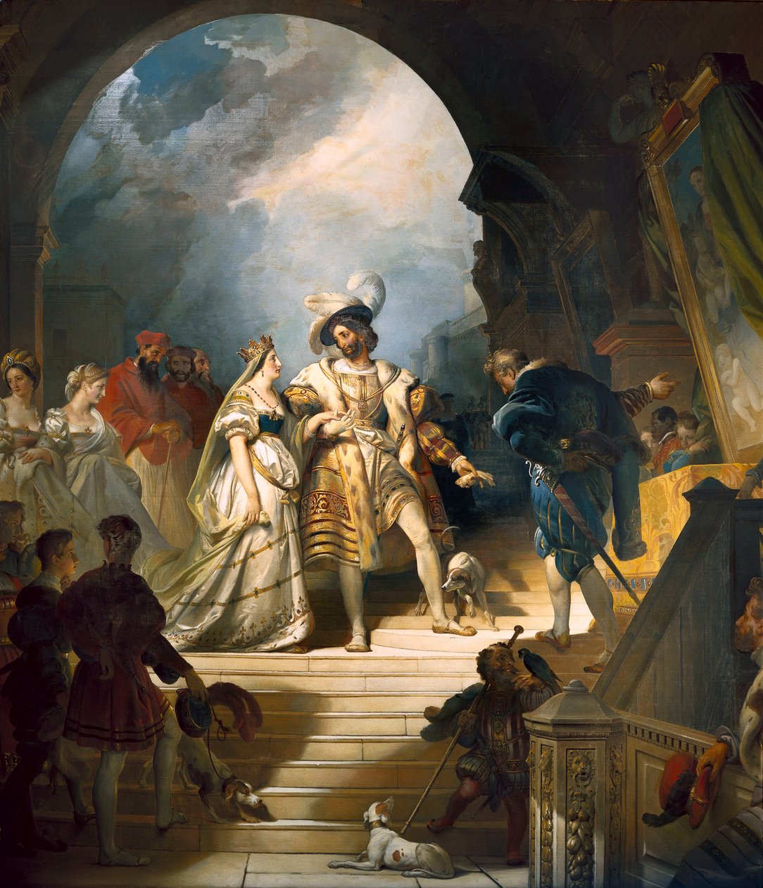 Franciszek I autorstwa Alexandre Evariste Fragonard