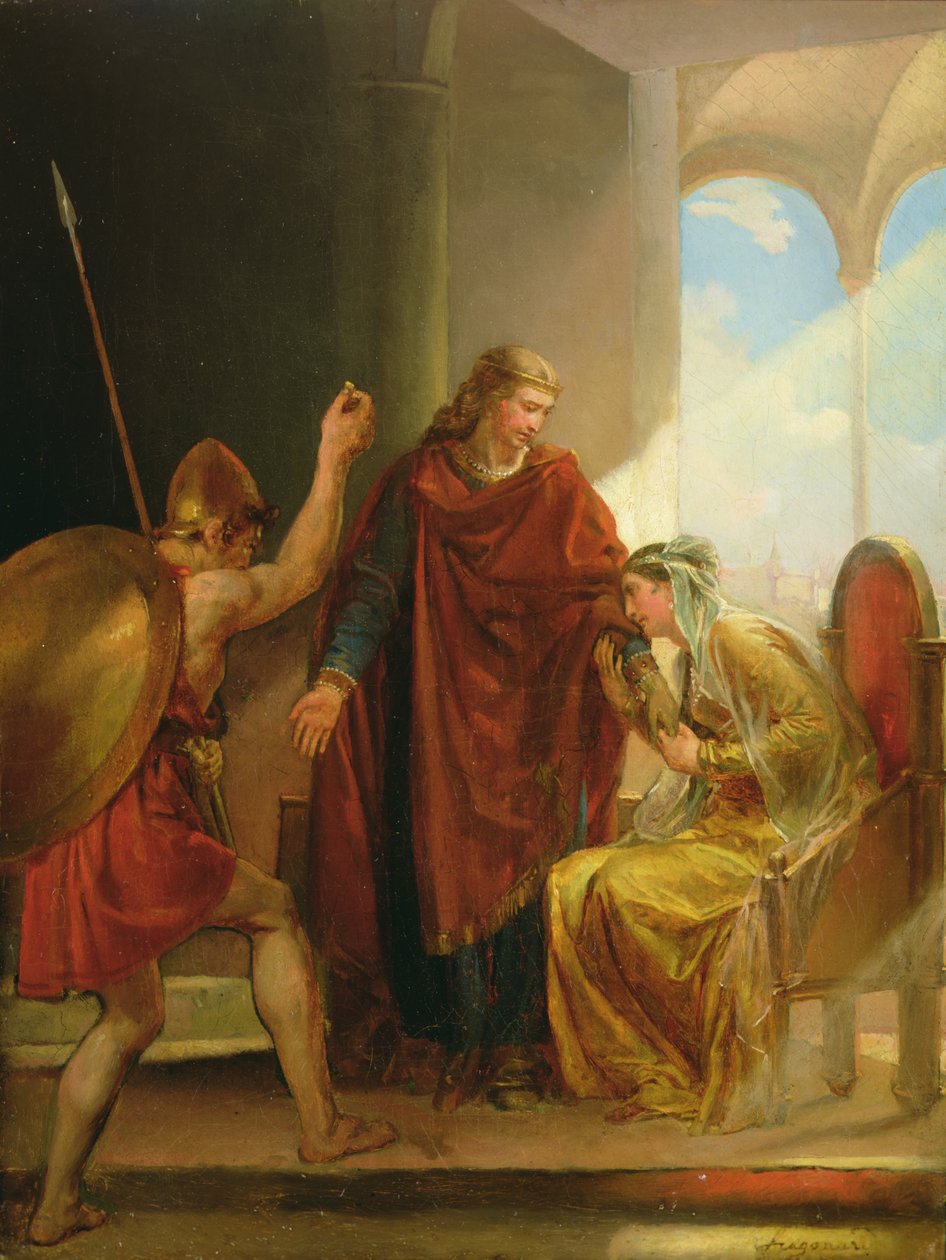 Przywołanie Childeryka autorstwa Alexandre Evariste Fragonard