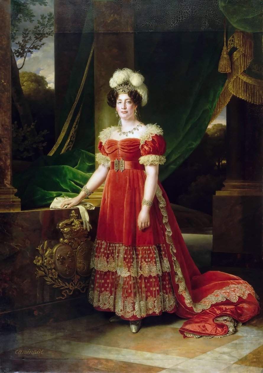 Portret Marii Teresy z Francji 1778-1851 autorstwa Alexandre Francois Caminade