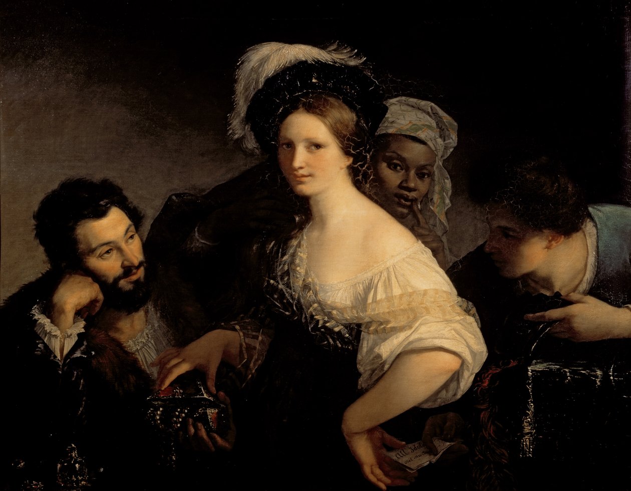 Młoda kurtyzana, 1821 autorstwa Alexandre Francois Xavier Sigalon