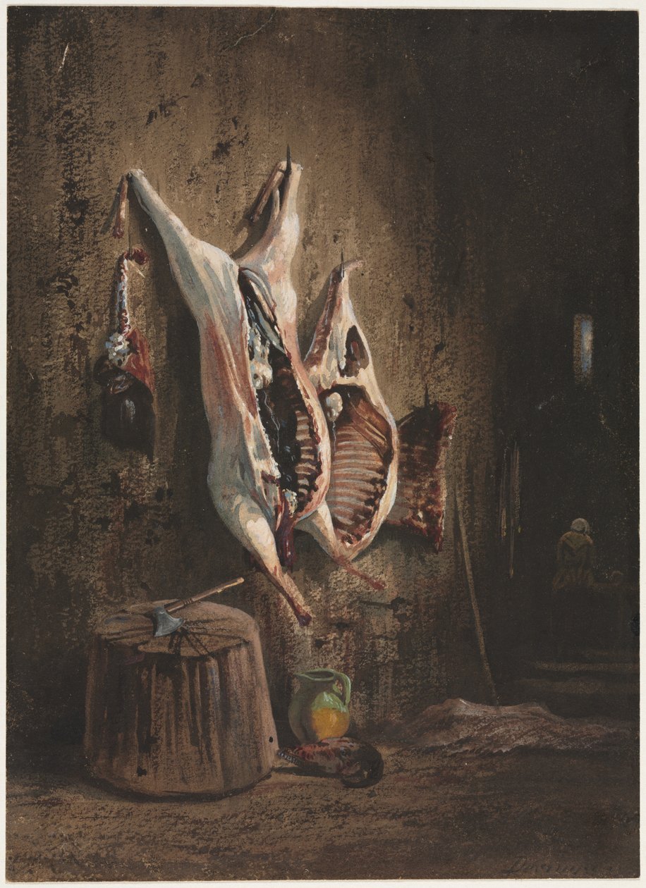 Zwłoki, 1840-1860. autorstwa Alexandre Gabriel Decamps