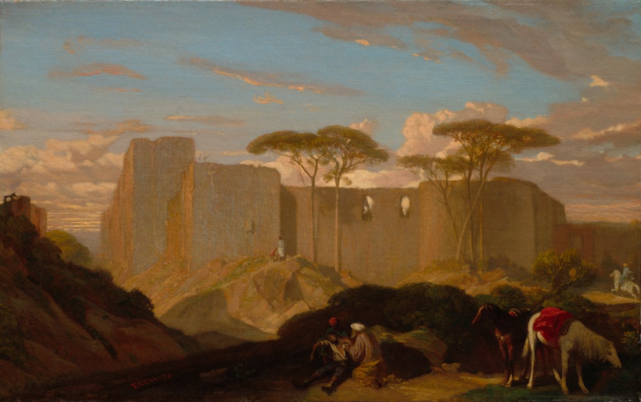Dobry Samarytanin autorstwa Alexandre Gabriel Decamps