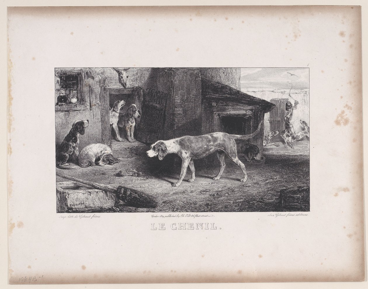 Hodowla z cyklu Sceny myśliwskie, 1829. autorstwa Alexandre Gabriel Decamps