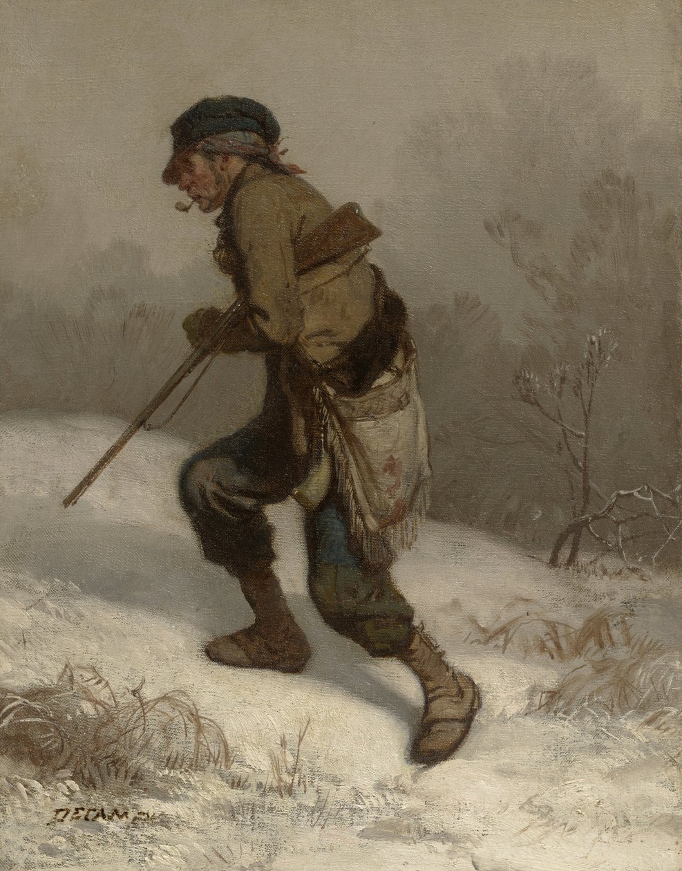 Kłusownik, ok.1847 autorstwa Alexandre Gabriel Decamps