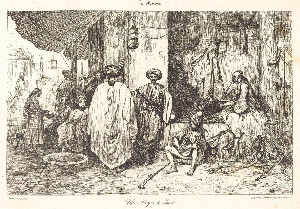 Wartownia autorstwa Alexandre Gabriel Decamps