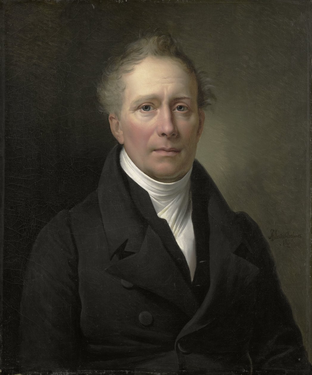 Daniel Francis Schas (1772-1848), członek Rady Handlu i Kolonii od 1814 do 1820 autorstwa Alexandre Jean Dubois Drahonet (signed by artist)