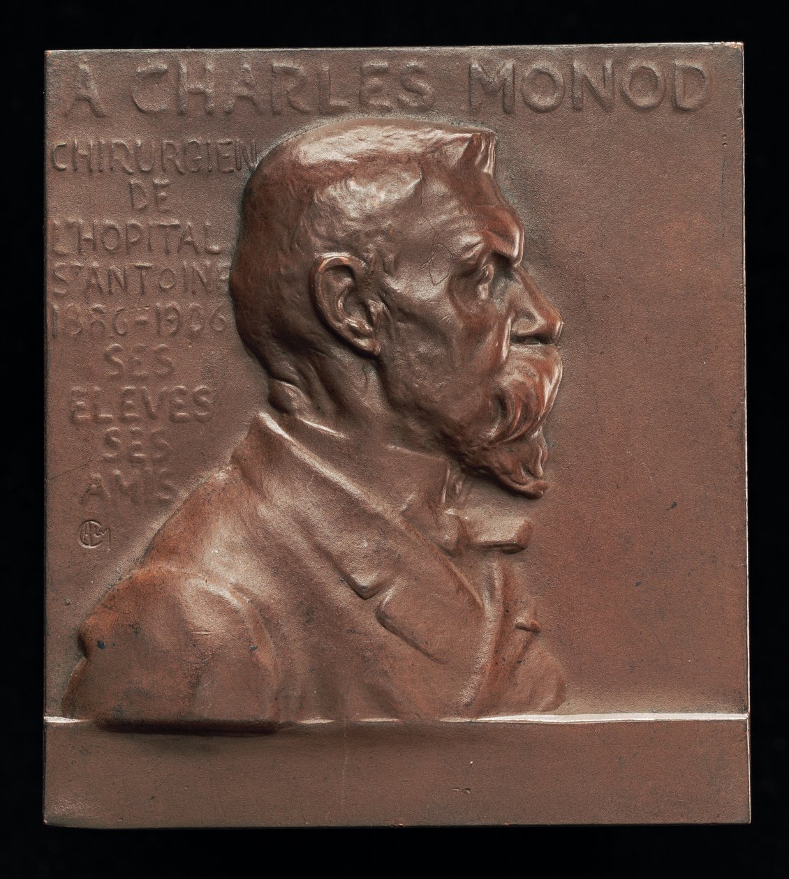 Alexandre-Charles Monod, 1843-1921, Chirurg [awers], c. 1906. autorstwa Alexandre Louis Marie Charpentier