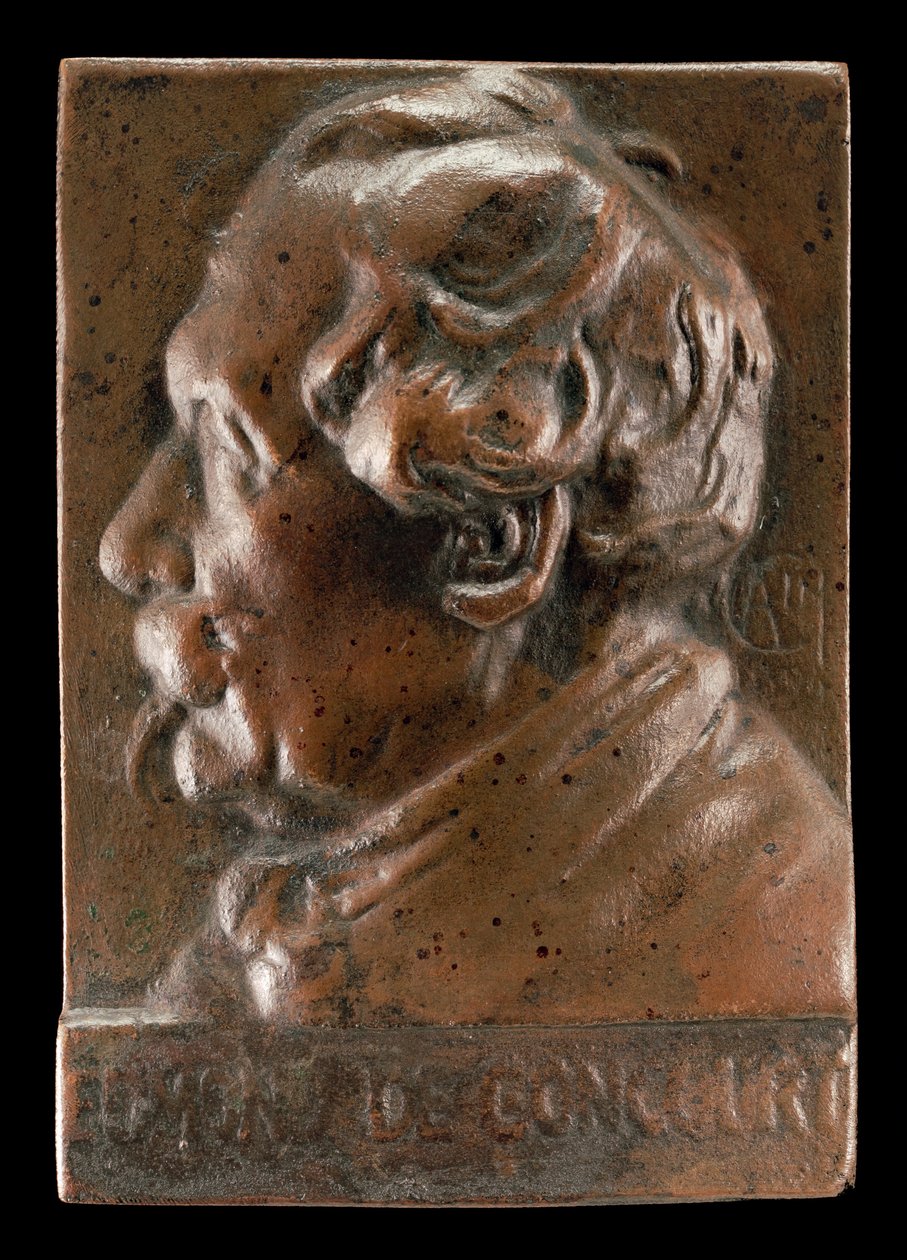 Edmond de Goncourt, 1822-1896, pisarz i krytyk, c. 1891. autorstwa Alexandre Louis Marie Charpentier