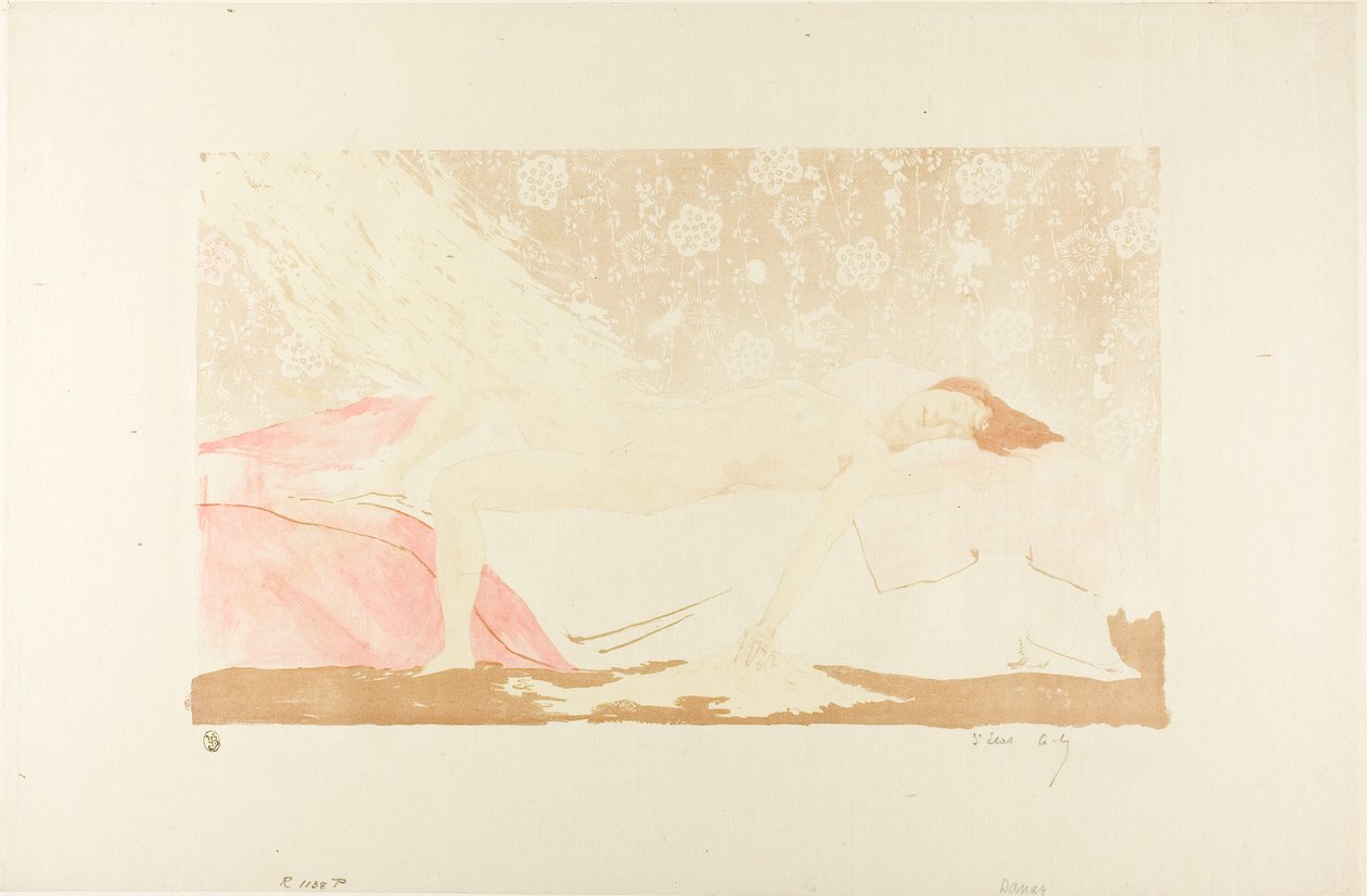Danae autorstwa Alexandre Lunois
