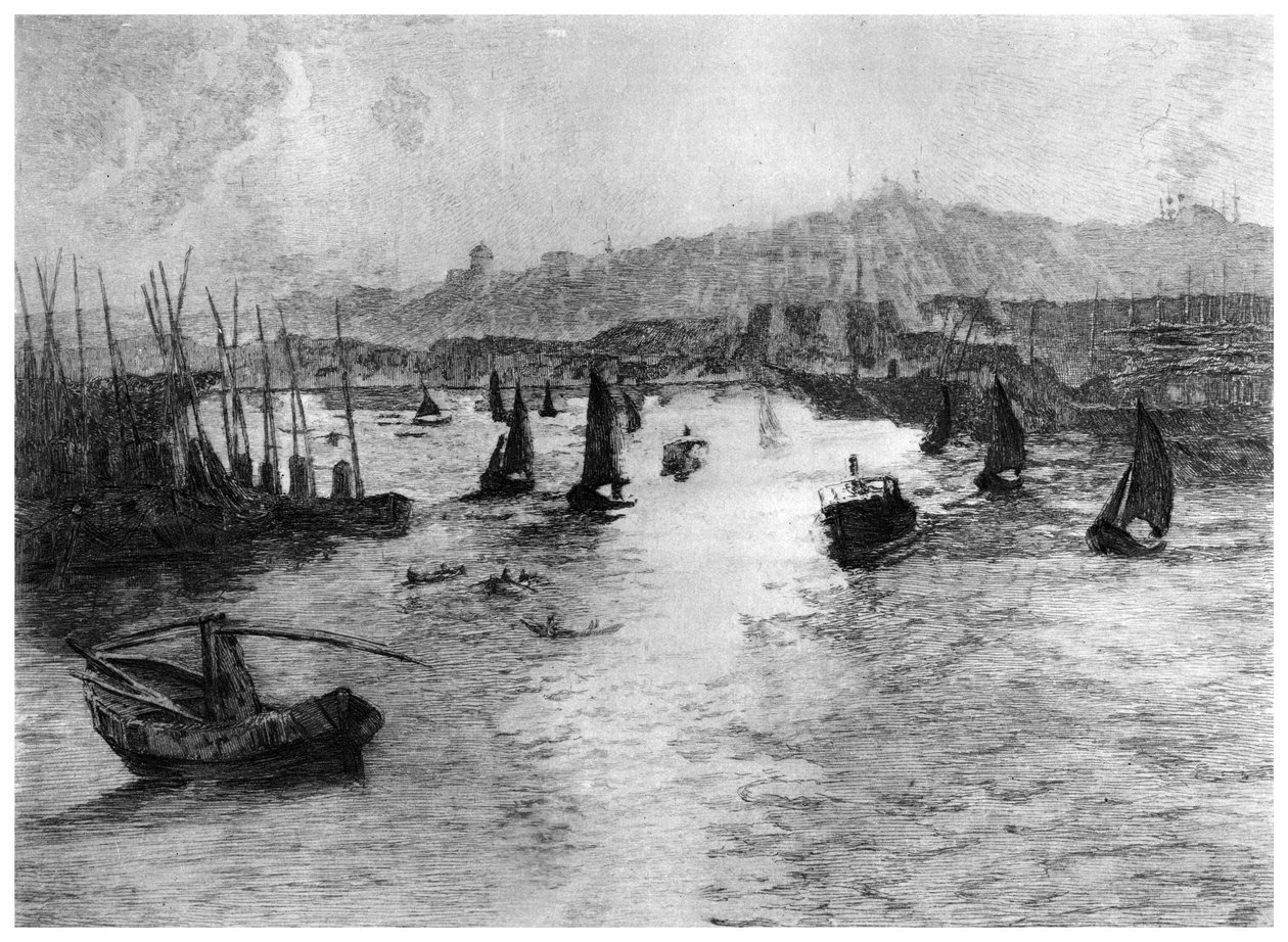 Złoty Róg, Konstantynopol, ok. 1885-1910 1924 autorstwa Alexandre Lunois