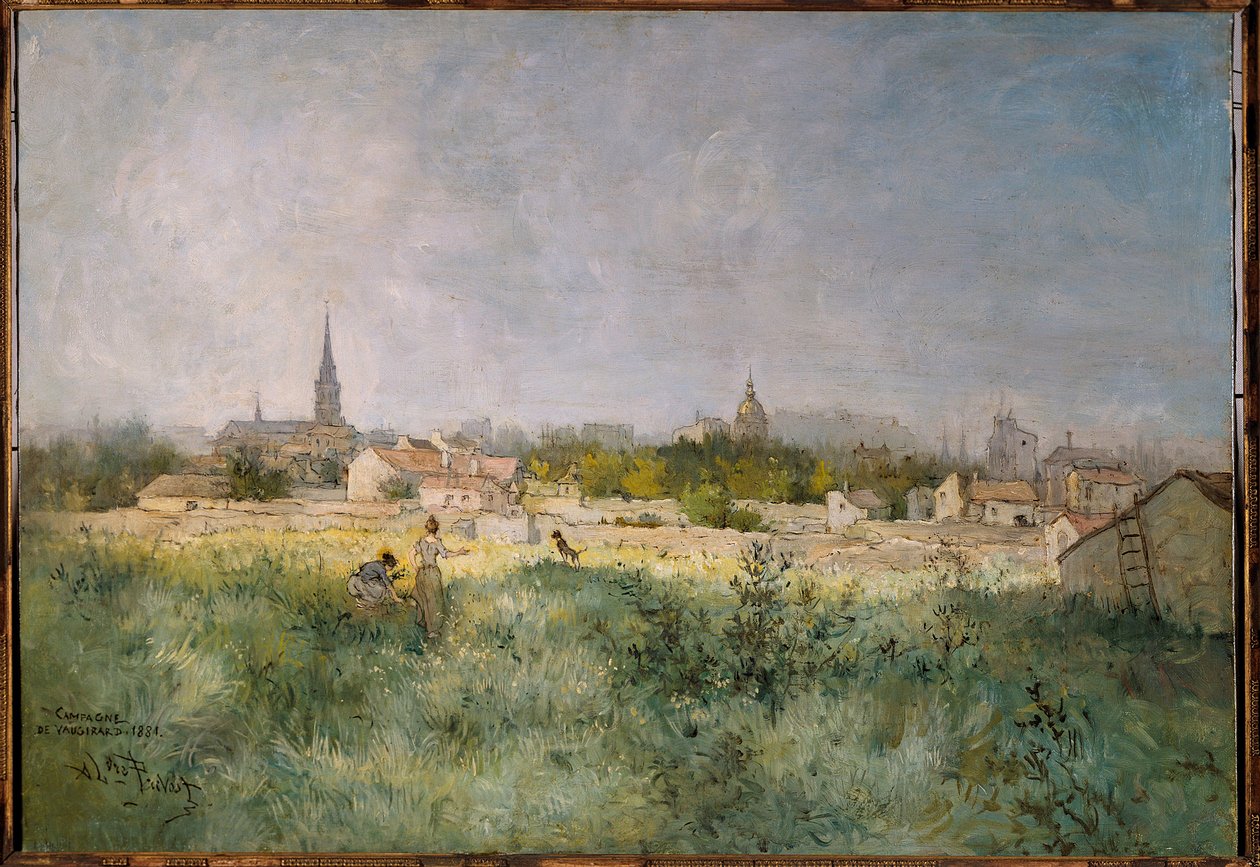 Kampania Vaugirarda w 1881 r. Malarstwo Alexandre Prevosta (XIX w.) Słońce. 0,46 x 0,65m Paryż. Muzeum Karnawałowe autorstwa Alexandre Prevost