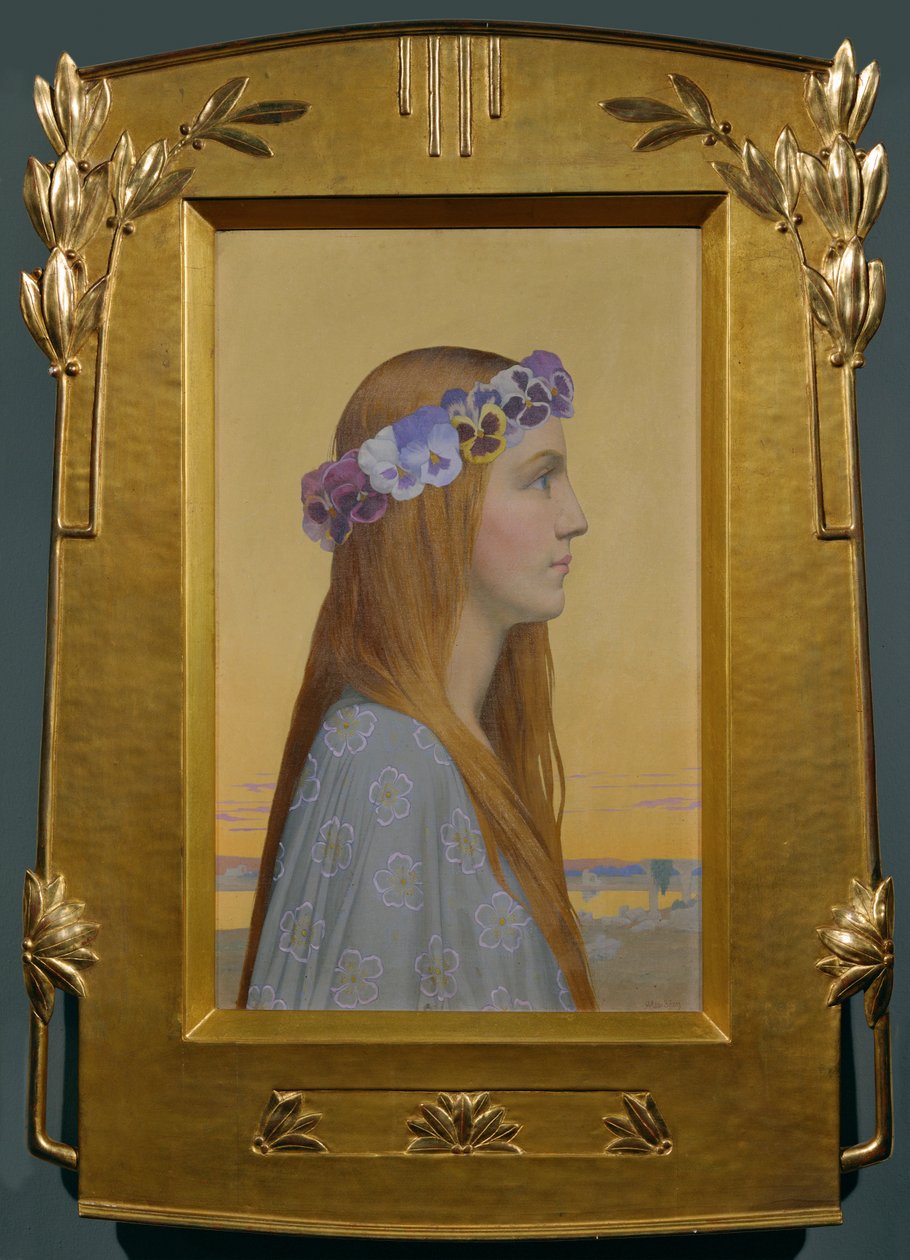 La Pensee - Myśl (obraz na płótnie) autorstwa Alexandre Seon