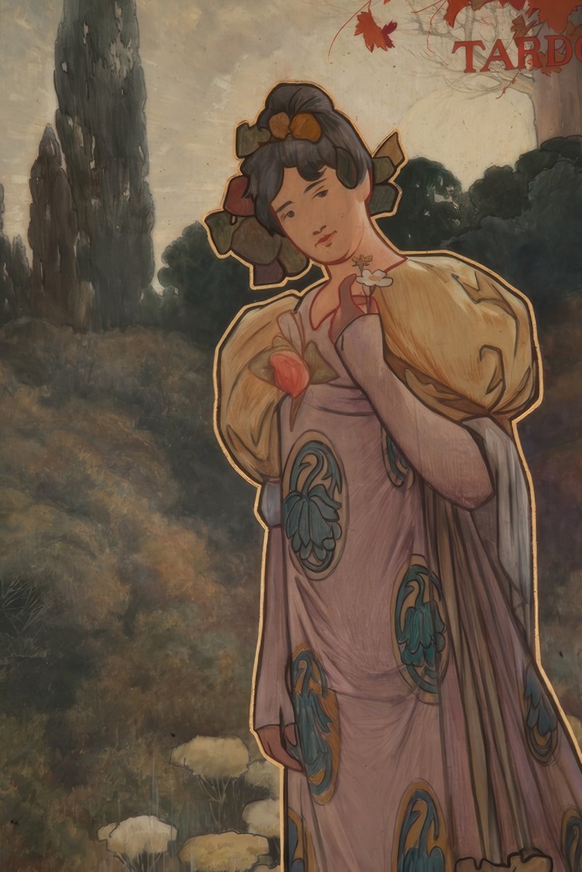 Alegoria jesieni autorstwa Alexandre de Riquer