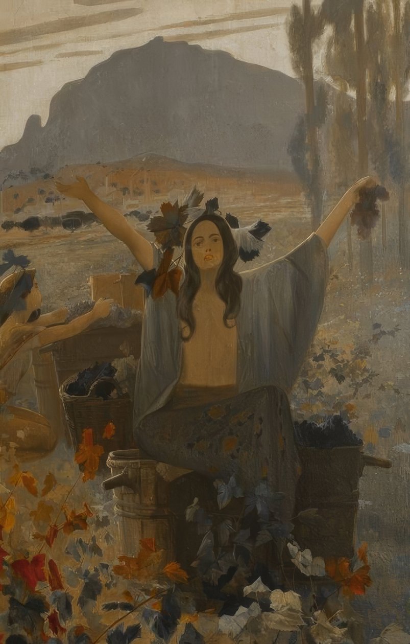 Malowidła ścienne, symboliści. Casa Alegre z Sagrera, Terrassa. autorstwa Alexandre de Riquer