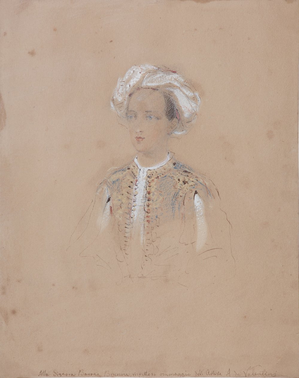 Portret wielkiego księcia Michała Nikołajewicza Rosji 1832-1909, 1830-1840 autorstwa Alexandre de Valentini