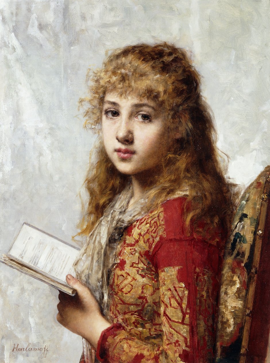 Kontemplacja, autorstwa Alexei Alexevich Harlamoff