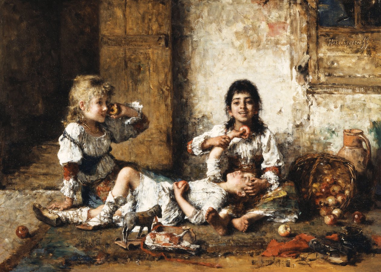 Szczęśliwe momenty, autorstwa Alexei Alexevich Harlamoff