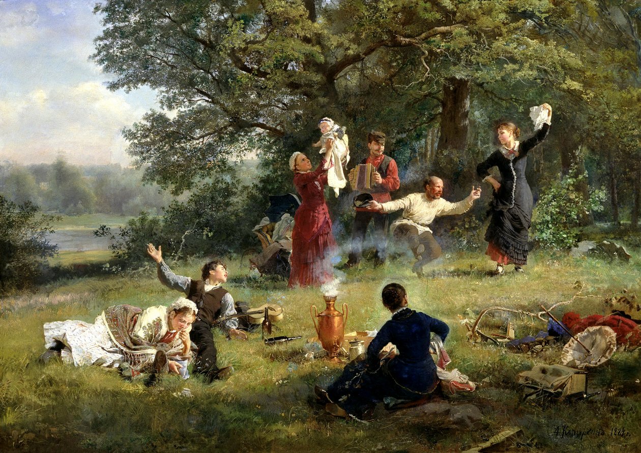 Niedziela, 1884. autorstwa Alexei Ivanovich Korzukhin