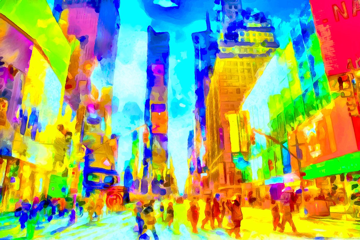 Płynne światło, 2020 (media mieszane) autorstwa Alexei Makhov