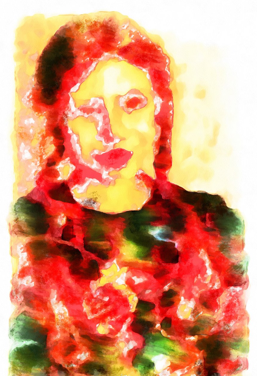 Portret siostrzenicy, 2020, (media mieszane) autorstwa Alexei Makhov