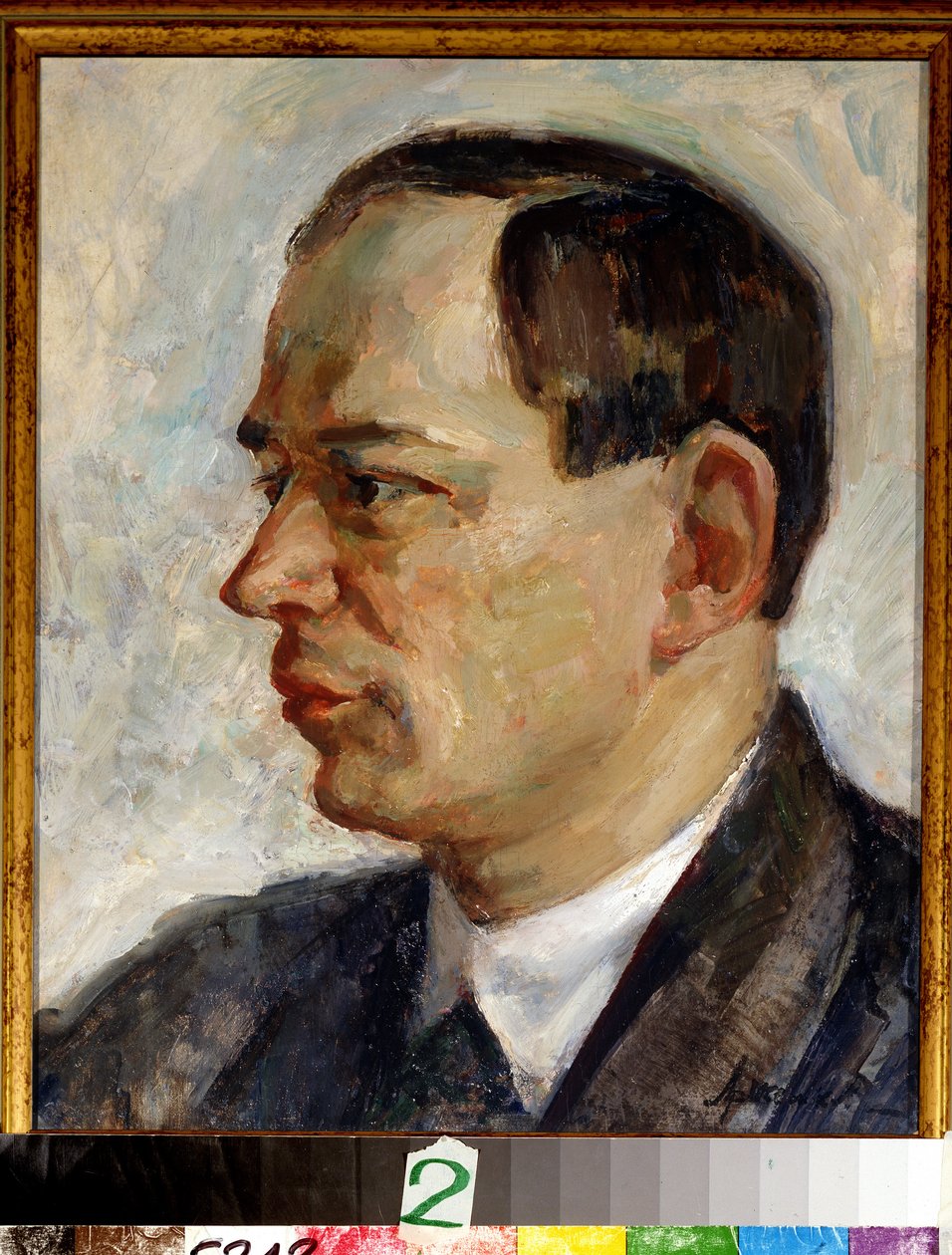 Portret kompozytora Vissariona Shebalina (1902-1963) autorstwa Alexei Nikolayevich Arzhenikov