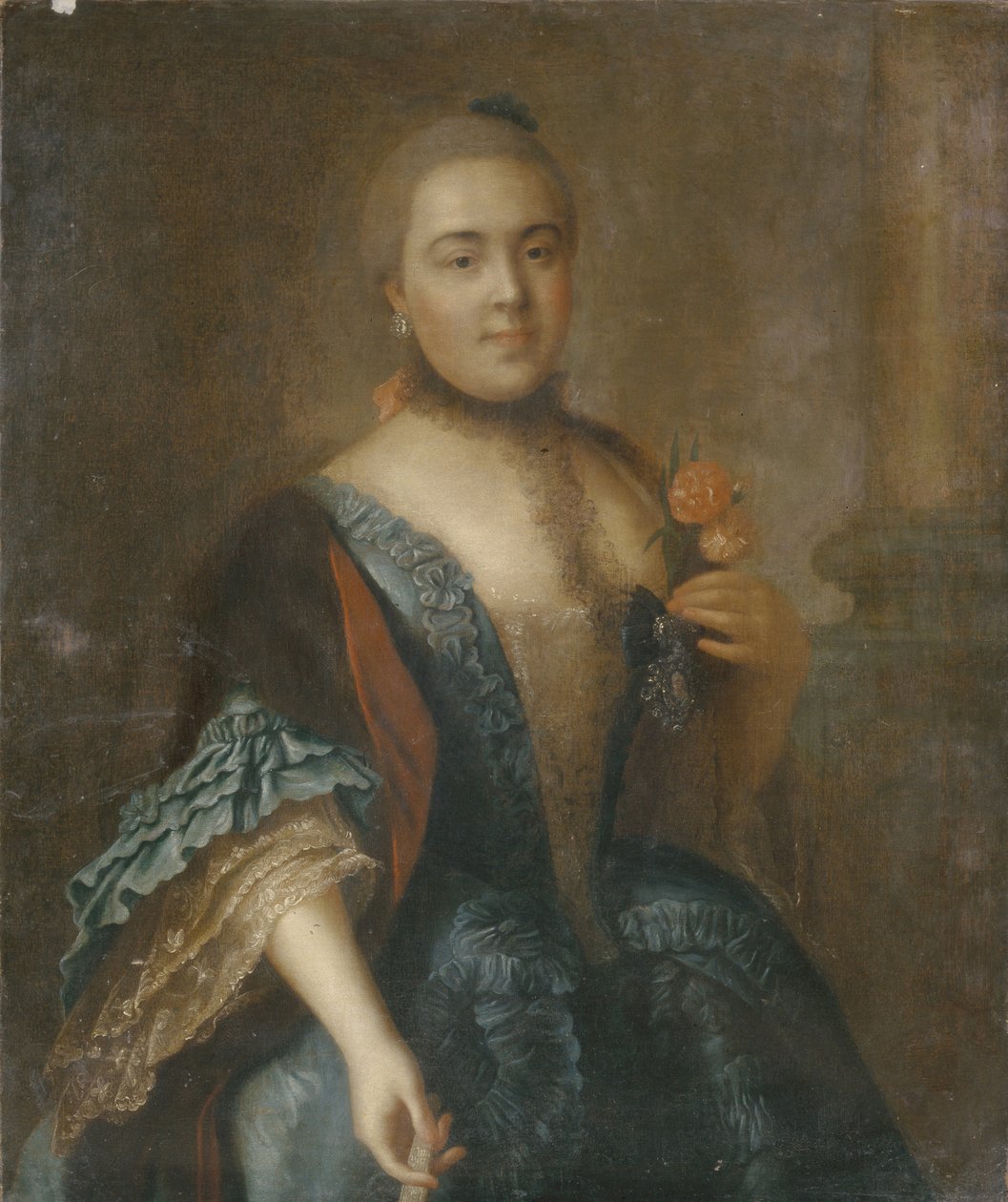 Portret hrabiny Elżbiety Woroncowej 1739-1792, 1762 autorstwa Alexei Petrovich Antropov