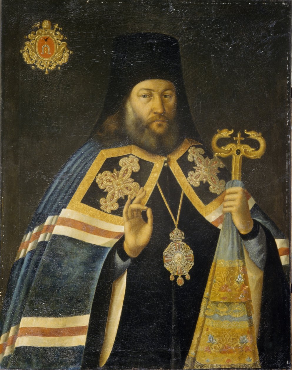 Teodozjusz Jankowski, arcybiskup Petersburga i przeor klasztoru Aleksandra Newskiego, 1770 autorstwa Alexei Petrovich Antropov