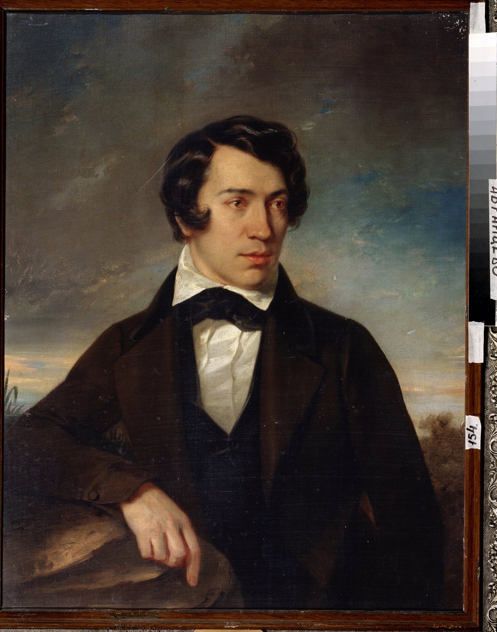 „Autoportret” Obraz Aleksieja Stiepanowicza Chomiakowa (1804-1860) 1842 Państwowe Muzeum Posiadłość Abramcewo, Moskwa autorstwa Alexei Stepanovich Khomyakov