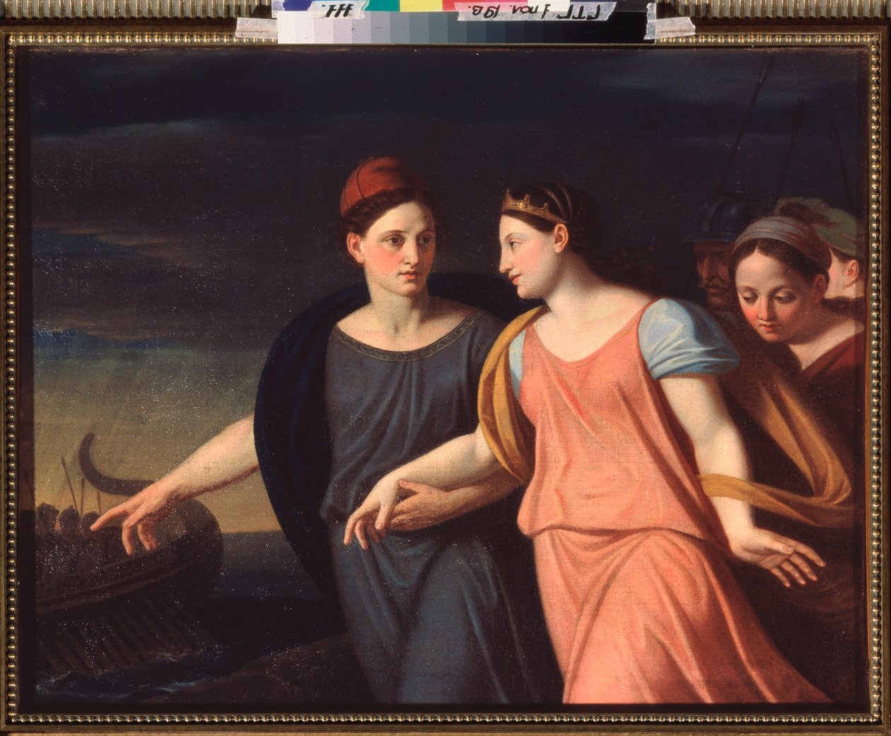 Paris Abducting Helene (Paris Abducting Helen) - Obraz Aleksieja Jegorowicza Jegorowa (1776-1851), olej na płótnie autorstwa Alexei Yegorovich Yegorov