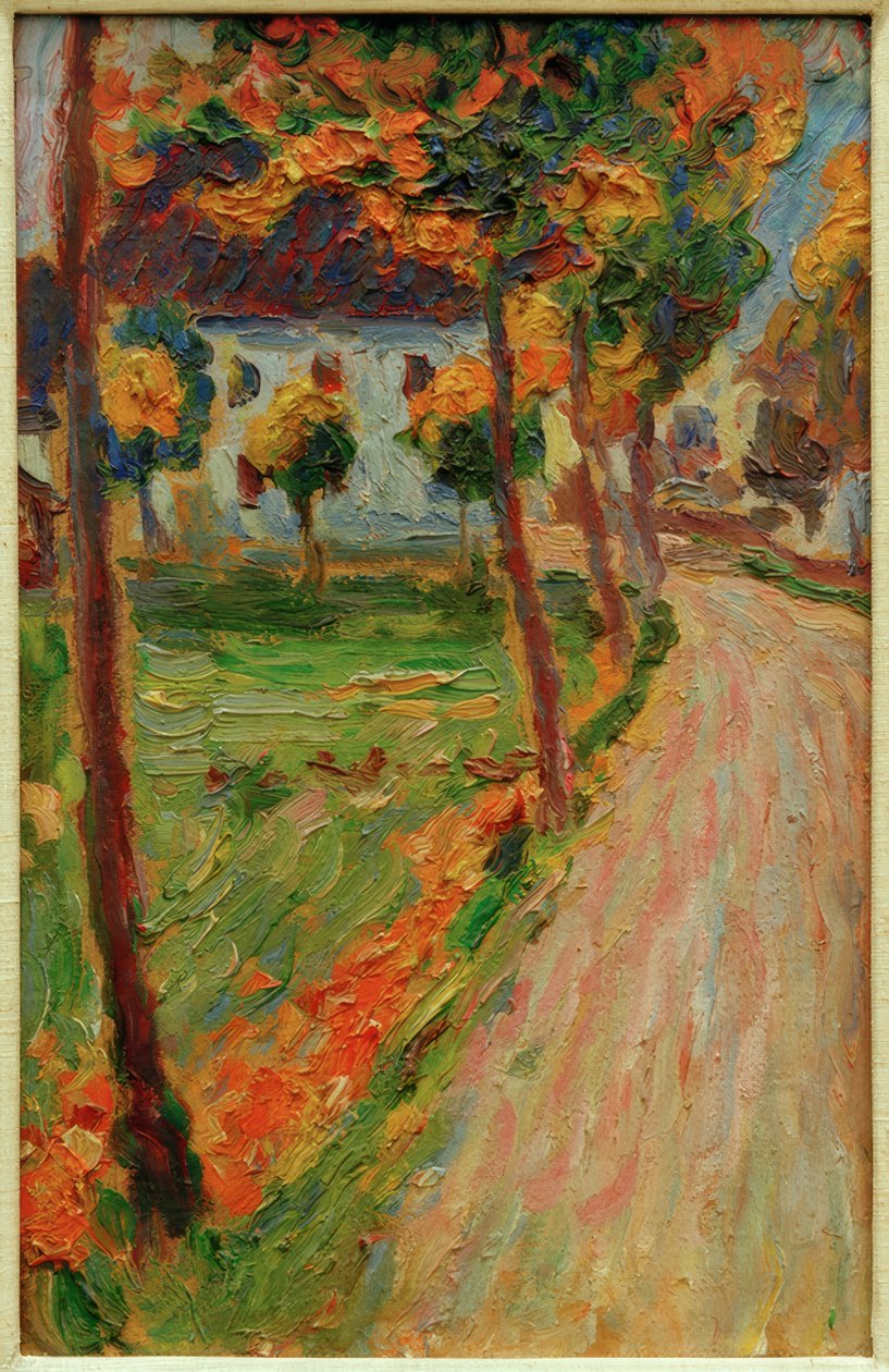 A. v. Jawlensky, Landstraße autorstwa Alexej von Jawlensky