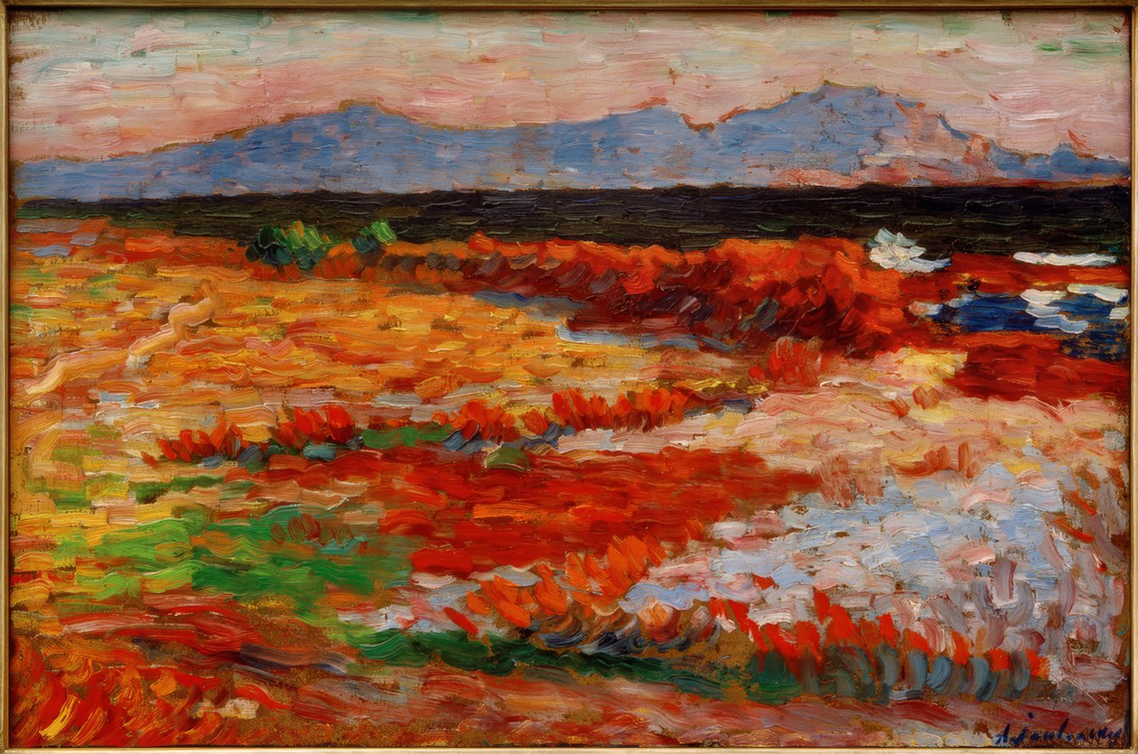A. v. Jawlensky, Morze Śródziemne w pobliżu Marsylii autorstwa Alexej von Jawlensky
