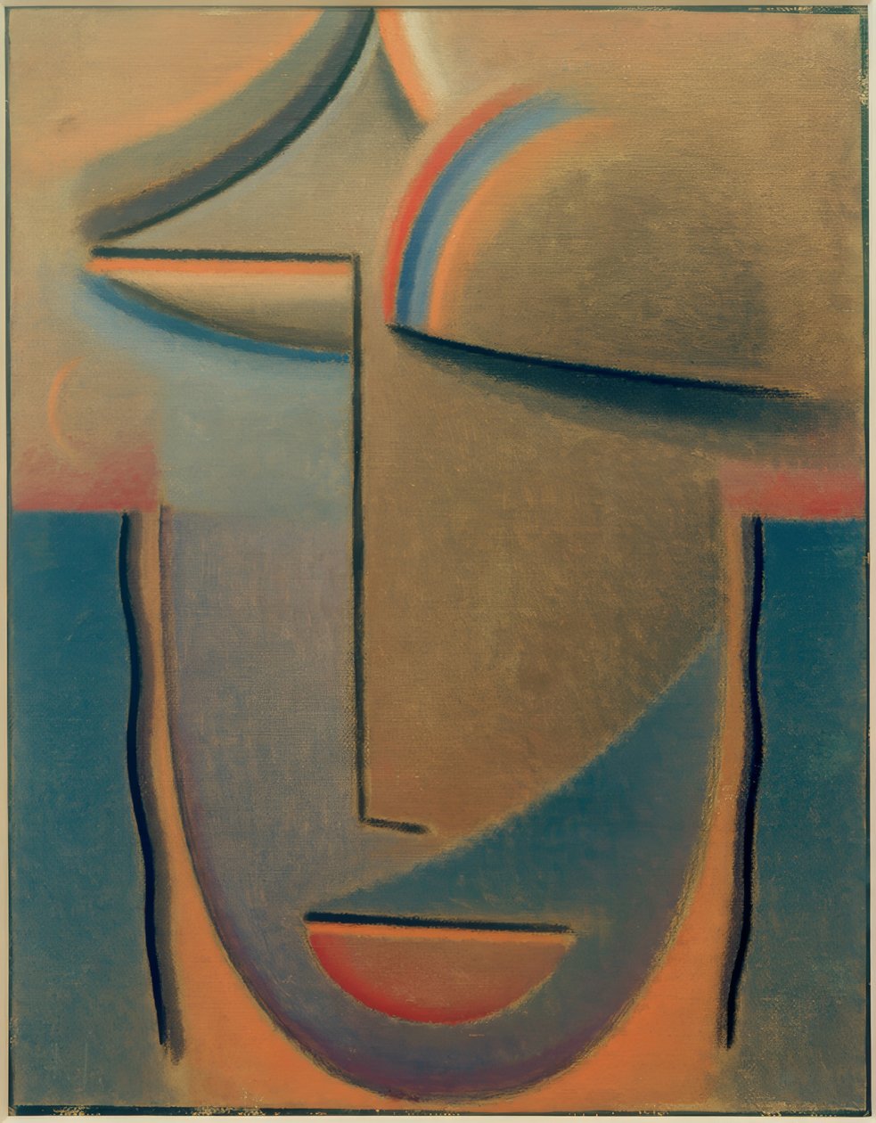 Abstrakcyjna głowa: wieczór autorstwa Alexej von Jawlensky