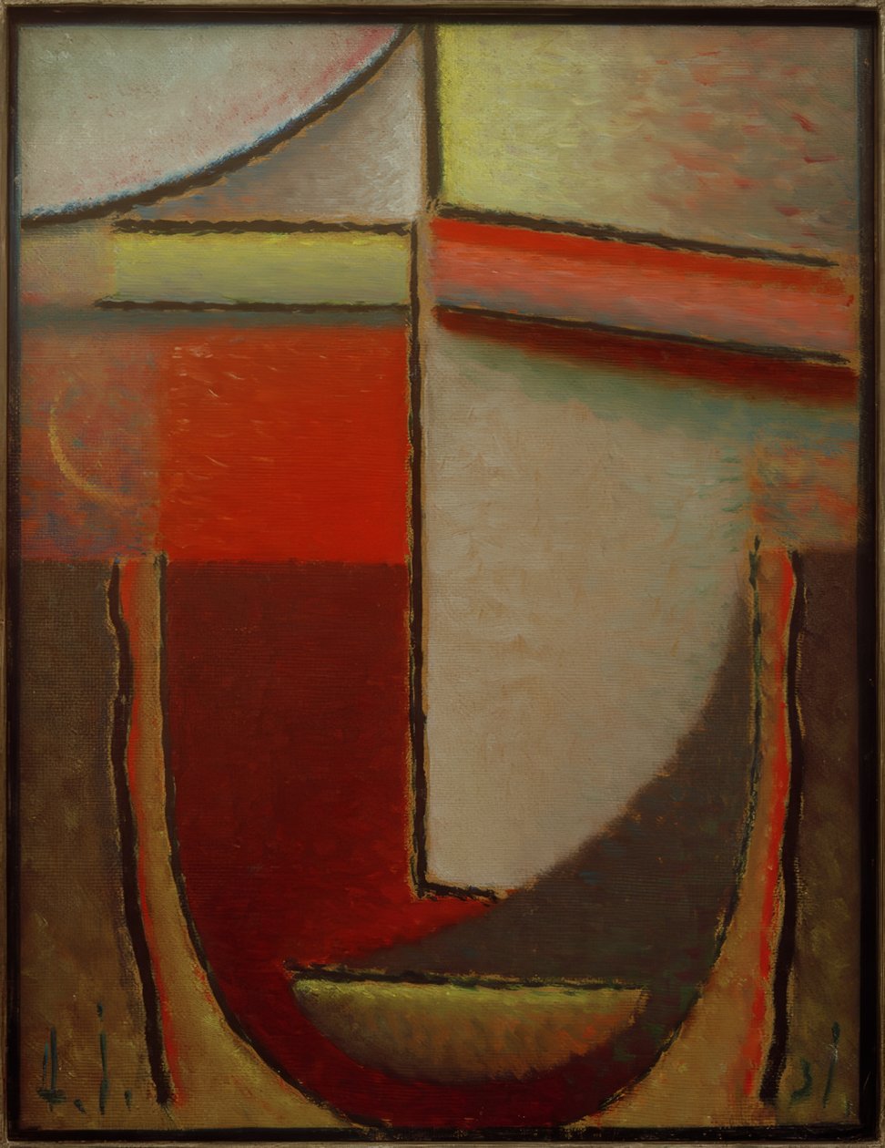 Abstrakcyjna głowa: Wieczór, 1931 autorstwa Alexej von Jawlensky