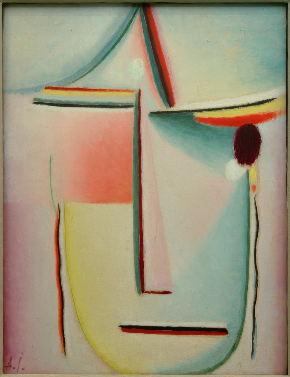 Abstrakcyjna głowa: los autorstwa Alexej von Jawlensky