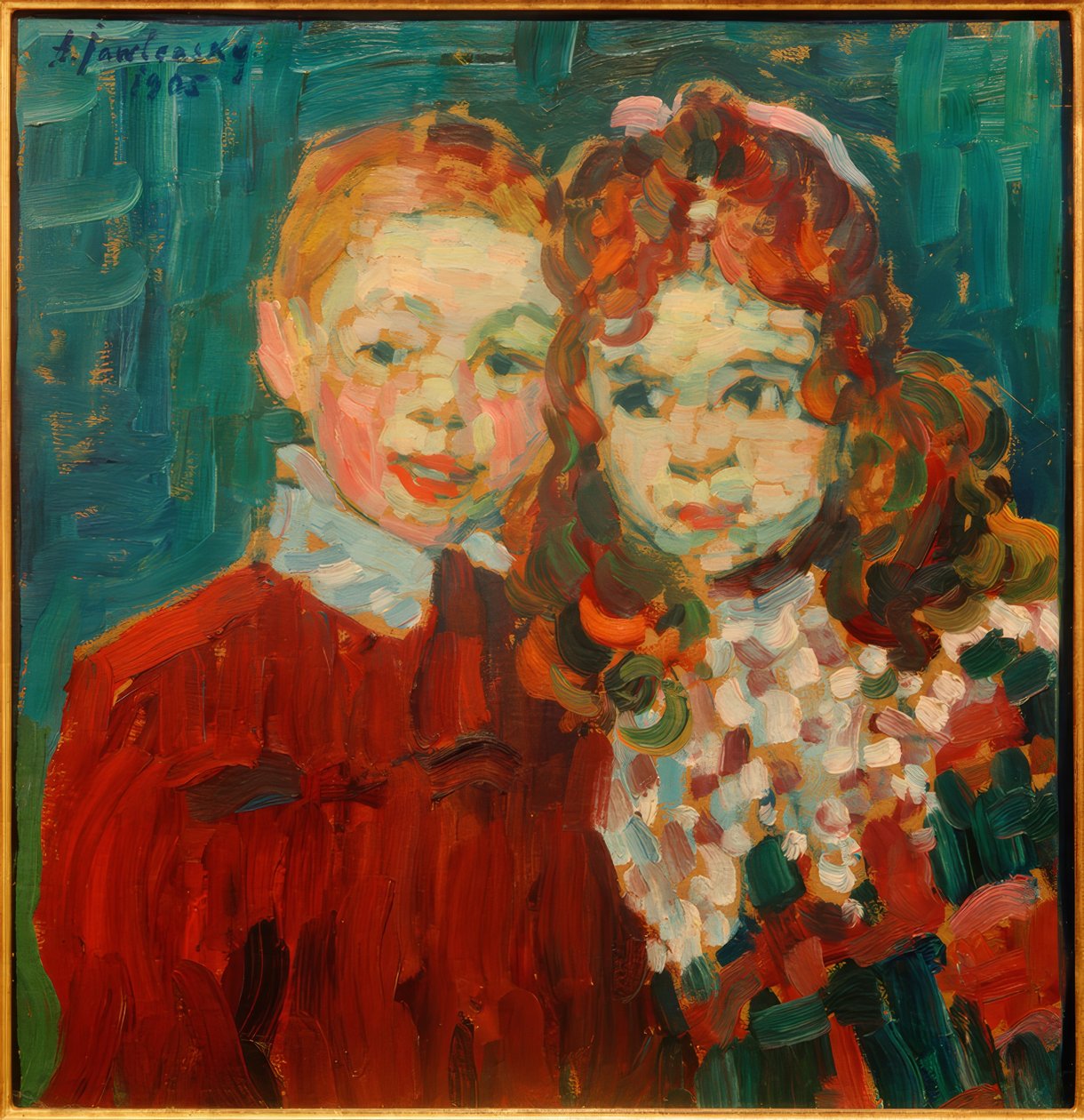 André i Katja autorstwa Alexej von Jawlensky